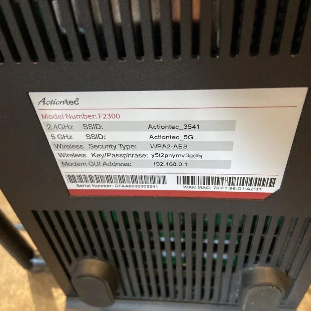 Actiontec Dual Band Router - Picture 4 of 4